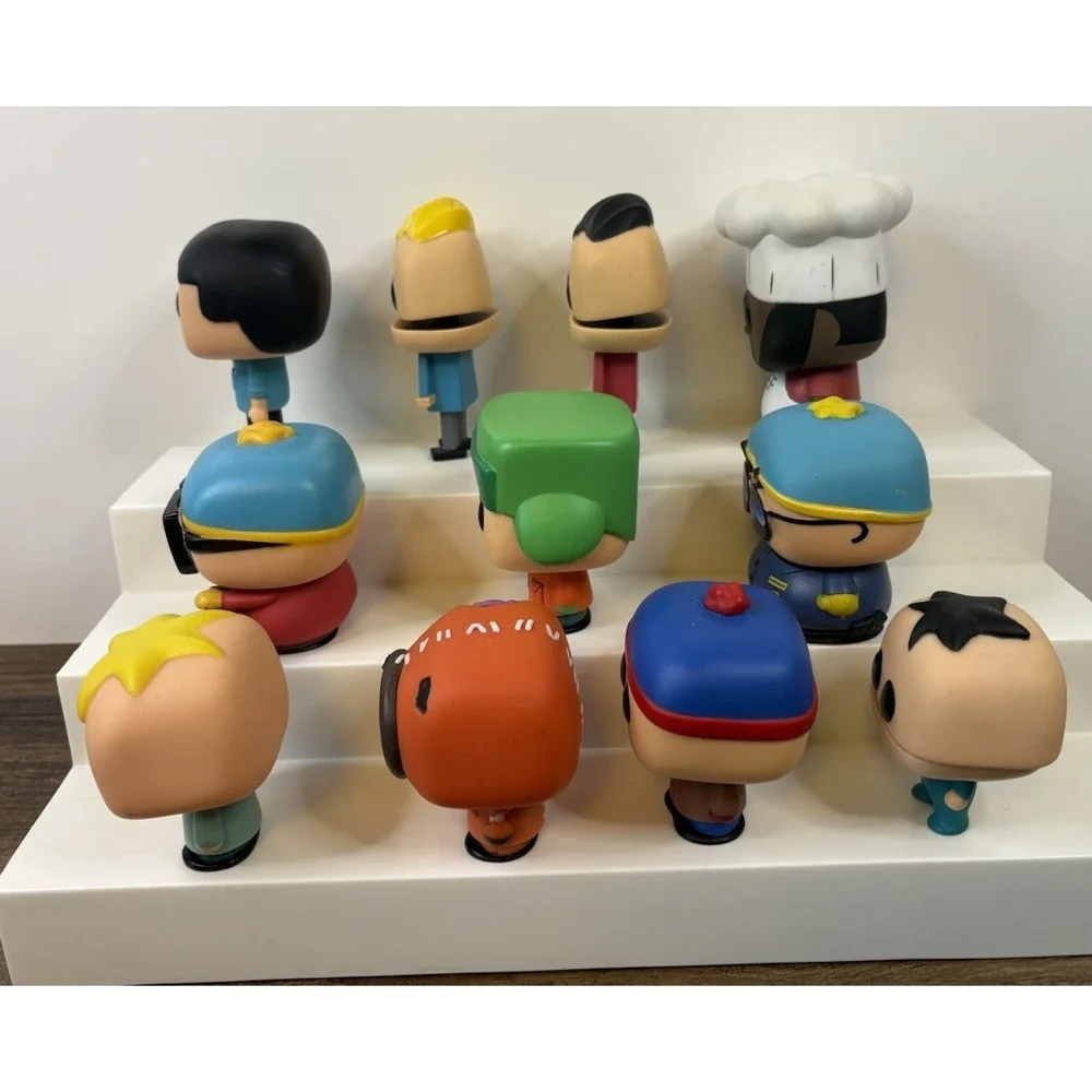 Funko Pop South Park Figures Lot Chef Phillip Terrance Cartman Butters Kenny